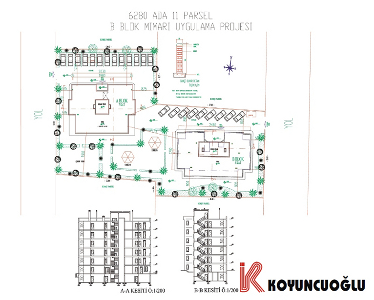 Çetinkaya Sitesi Mimari Uygulama Projesi